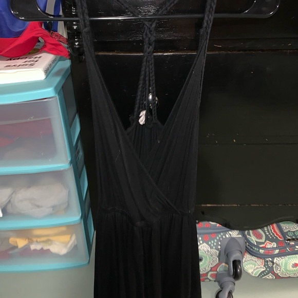 Dolce Vita Dresses & Skirts - Black, low-cut, braided back romper! Dolce Vita Dresses & Skirts - Black, low-cut, braided back romper!